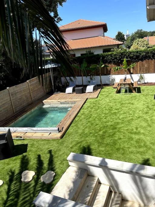 Logement Avec Piscine Privee Chauffee Biarritz Exterior foto